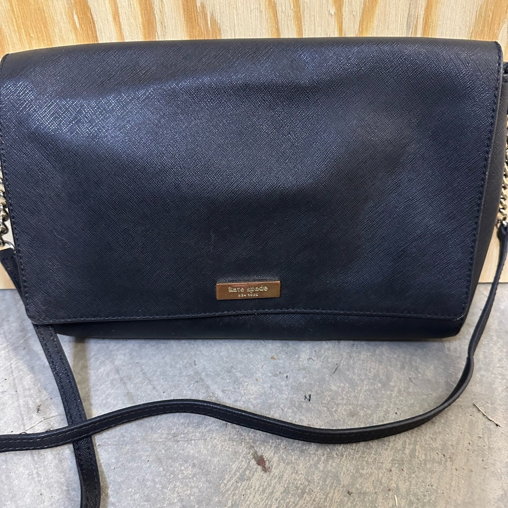 Kate Spade New‎ York Saffiano Crossbody – Gold Hardware